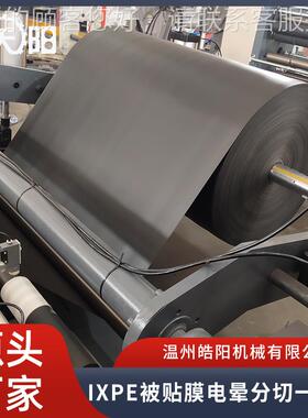 温分州皓BSC机械IXP被贴膜电晕分切一体 纸张阳薄膜E全自动切机厂