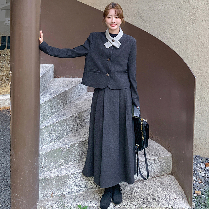 高级感大方得体ootd时髦两件套