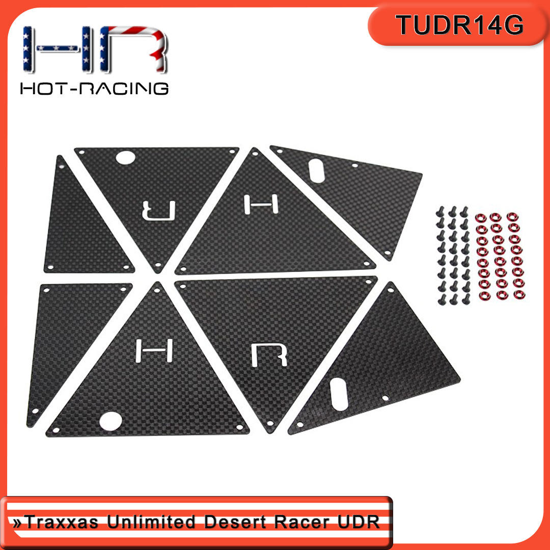 HRTraxxas1/7UDR碳纤维侧护板图片