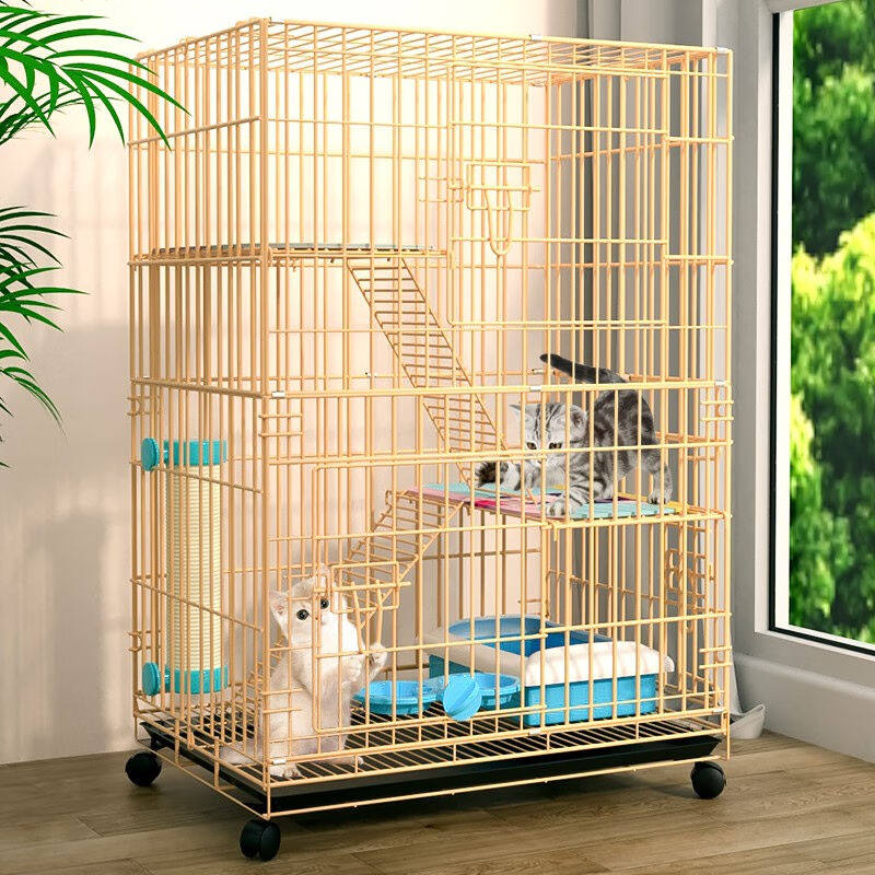 兴达万宠猫笼加粗侧开门折叠猫笼子家用便携猫窝猫咪用品原木色多属于什么档次？