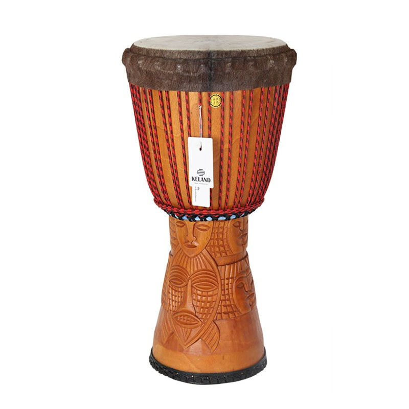 Keland凯朗毛皮非洲鼓初学者儿童成人丽江鼓专业手工非洲手鼓KE11