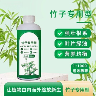 法滋园竹子专用型营养液强壮根系防黄叶内门竹红观音竹罗汉竹通用