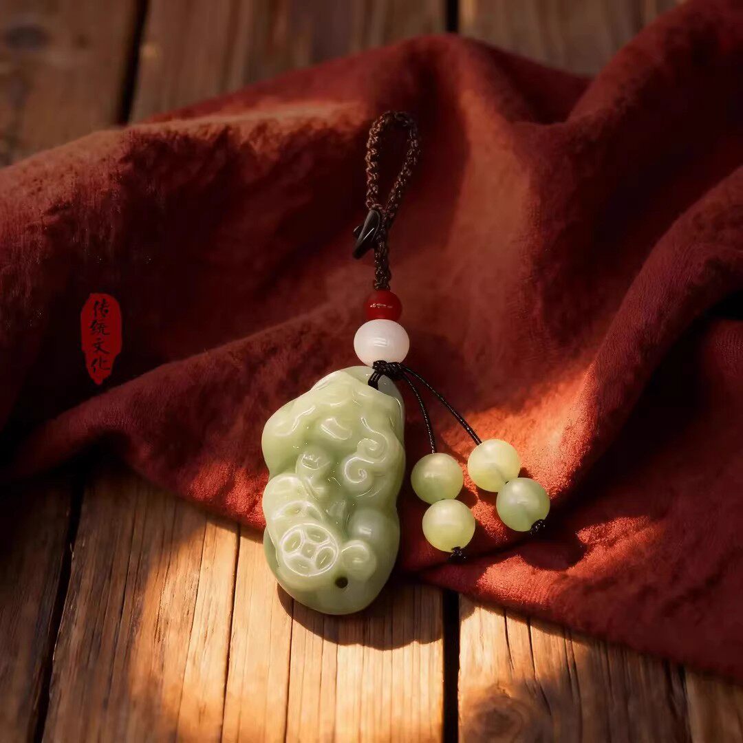 【先生推荐】普陀新款平安寓意貔貅钥匙扣男女同款汽车驾驶用品