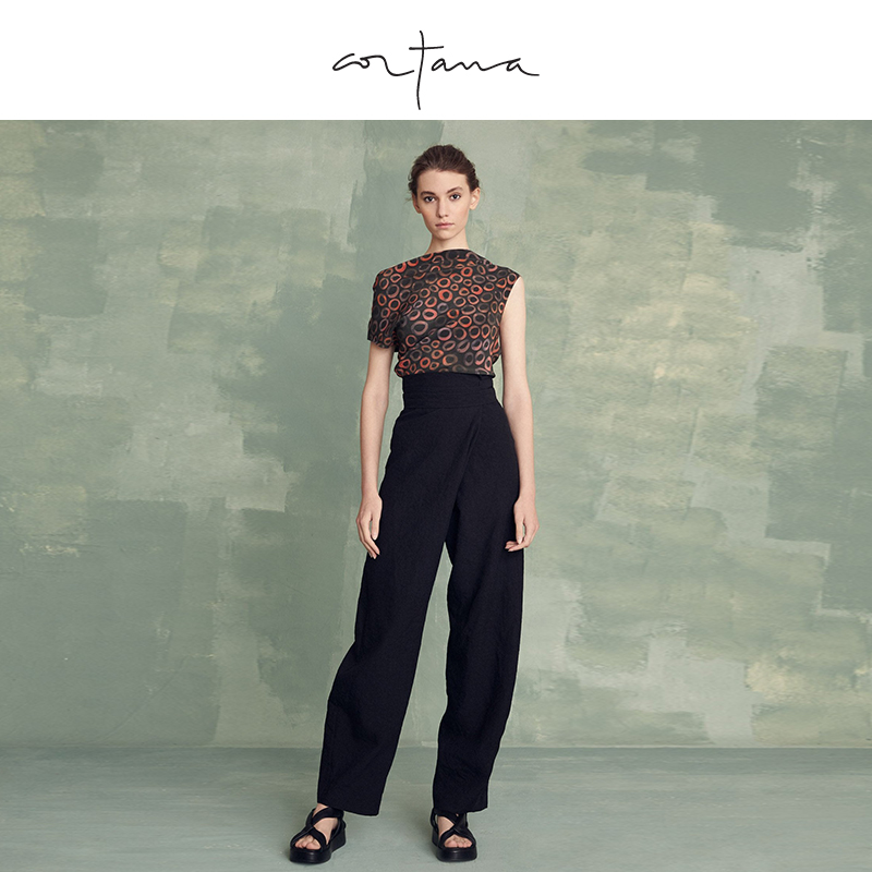 真丝无袖Cortana不对称