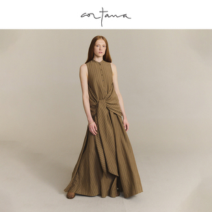 Cortana连衣裙女 2026 春夏新款设计感气质长裙