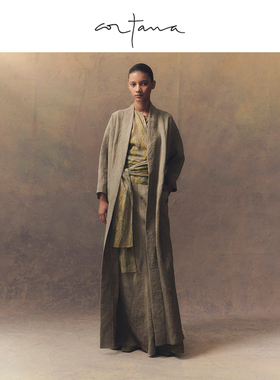 Cortana 冷染亚麻大衣外套2024年春新款BIMBA系列