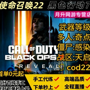 使命召唤cod22代练代肝打代刷创世纪奇点感染启示录金皮武器等级