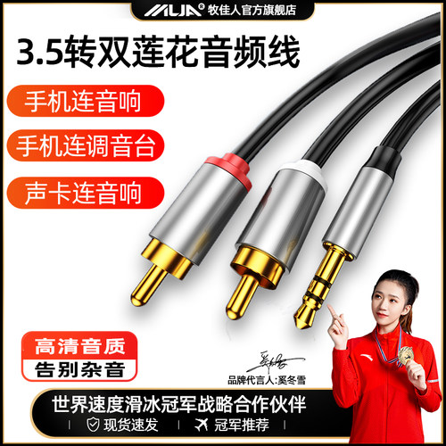李佳埼推荐！音频线一分二3.5mm