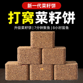 鱼在飞菜籽饼方块窝料酒槽发酵玉米专用打底窝料鱼饵专攻钓鱼油饼