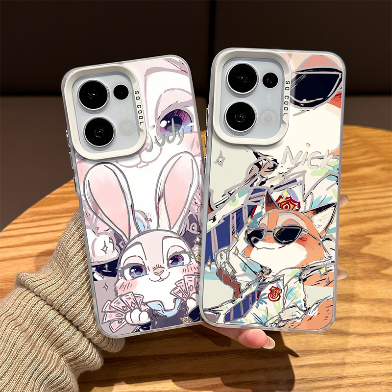 钞票尼克朱迪手机壳适用OPPO系列