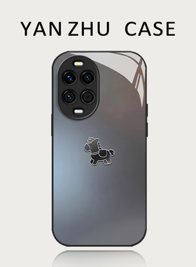 简约小马手机壳适用华为nova15马年14本命年13pro新年12ultra过年11se限定10创意9新款8小众7外壳高级感简约