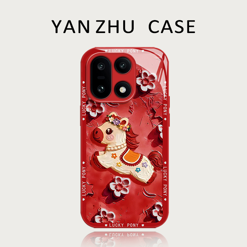 鎏金油画小马手机壳适用一加系列