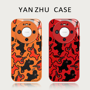 鎏金马年限定手机壳适用华为mate80promax红色mate70air本命年60pro新年过年50小众40e新款 高级感招财套 30十