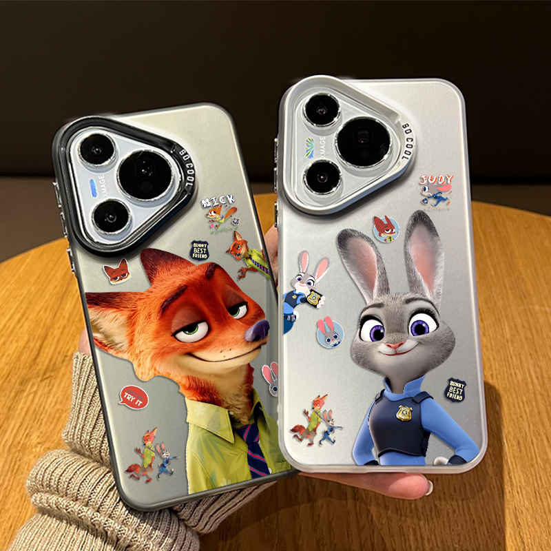 拼贴尼克朱迪手机壳适用华为系列