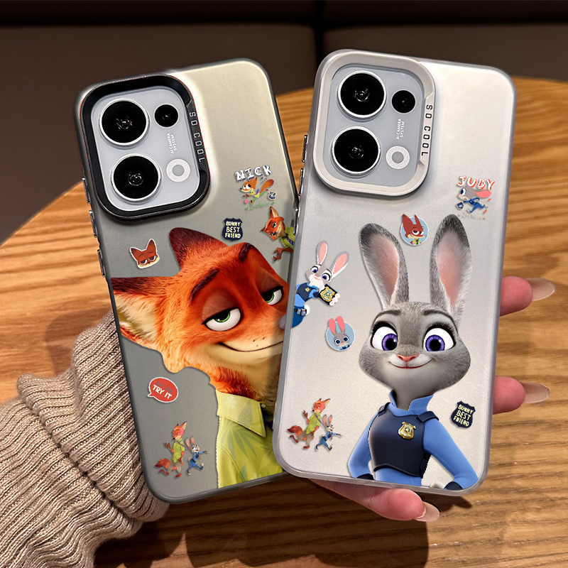 拼贴尼克朱迪手机壳适用OPPO系列