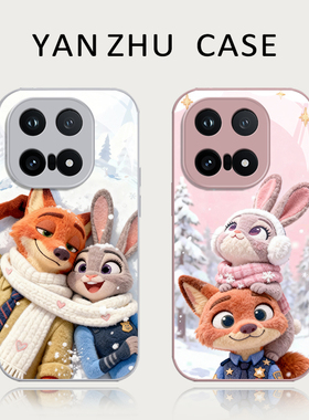 毛绒尼克朱迪手机壳适用iqoo15疯狂动物城iqooneo10兔子13狐狸12pro周边11s新款z9turbo+电影8冬天7se/6情侣