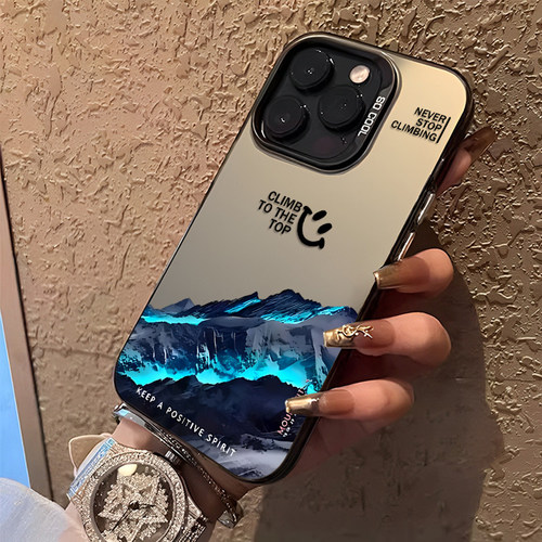 熔岩雪山手机壳适用小米系列