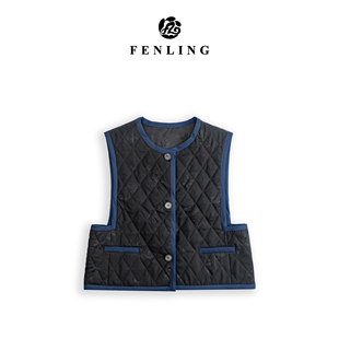 南初-桑蚕丝香云纱绫罗短款马甲（2024）修身百搭BX1177-BX1180