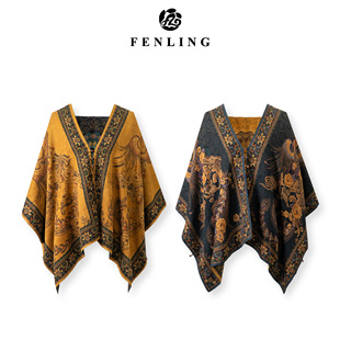 有凤来仪-桑蚕丝横绞罗香云纱52*182CM双面异色丝巾长巾WJ143