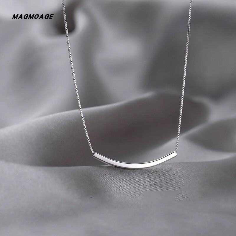 MAGMOAGES925毛衣颈链纯银项链