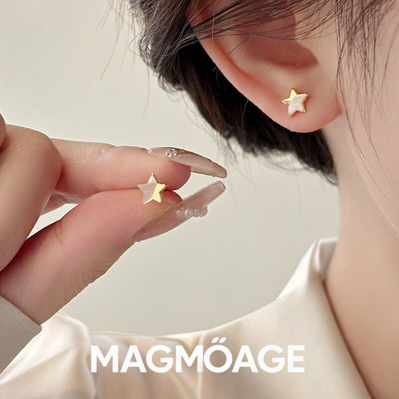 法国设计师MAGMOAGE星星耳环