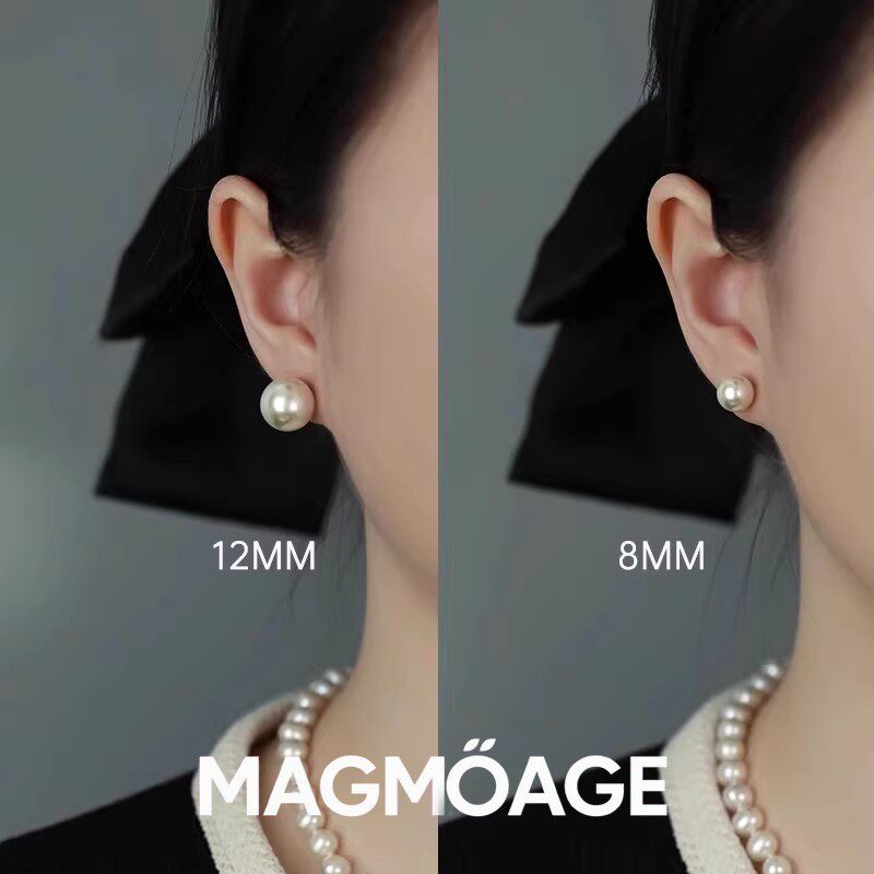 法国设计师MAGMOAGE999纯银耳钉