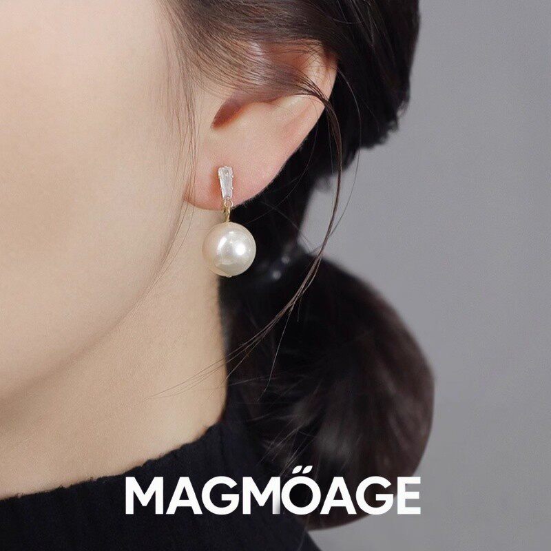 法国【设计师】MAGMOAGE轻奢首饰 吊坠轻奢耳夹无耳洞耳钉耳环