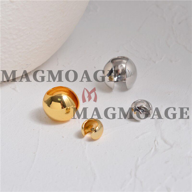 MAGMOAGE「酷帅朋克」球形耳饰