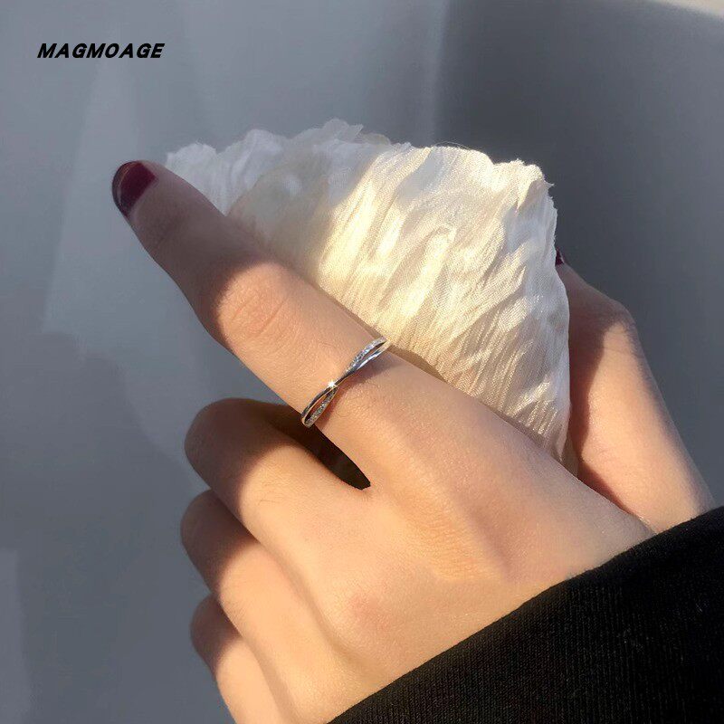 MAGMOAGES925纯银莫比乌斯素圈
