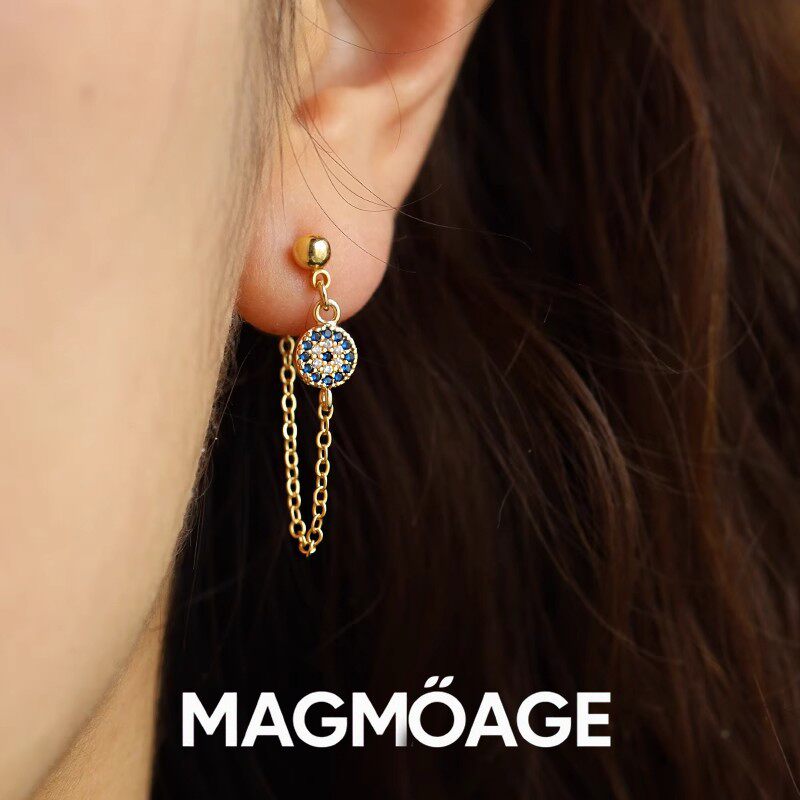 MAGMOAGE恶魔之眼设计感耳钉