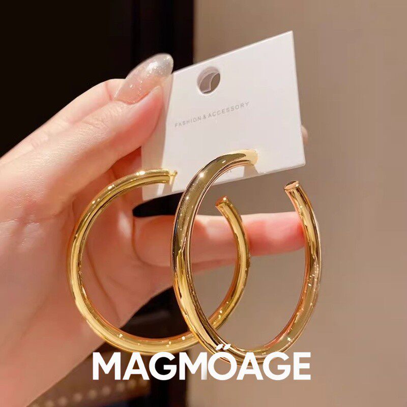 MAGMOAGE轻奢圆圈耳环