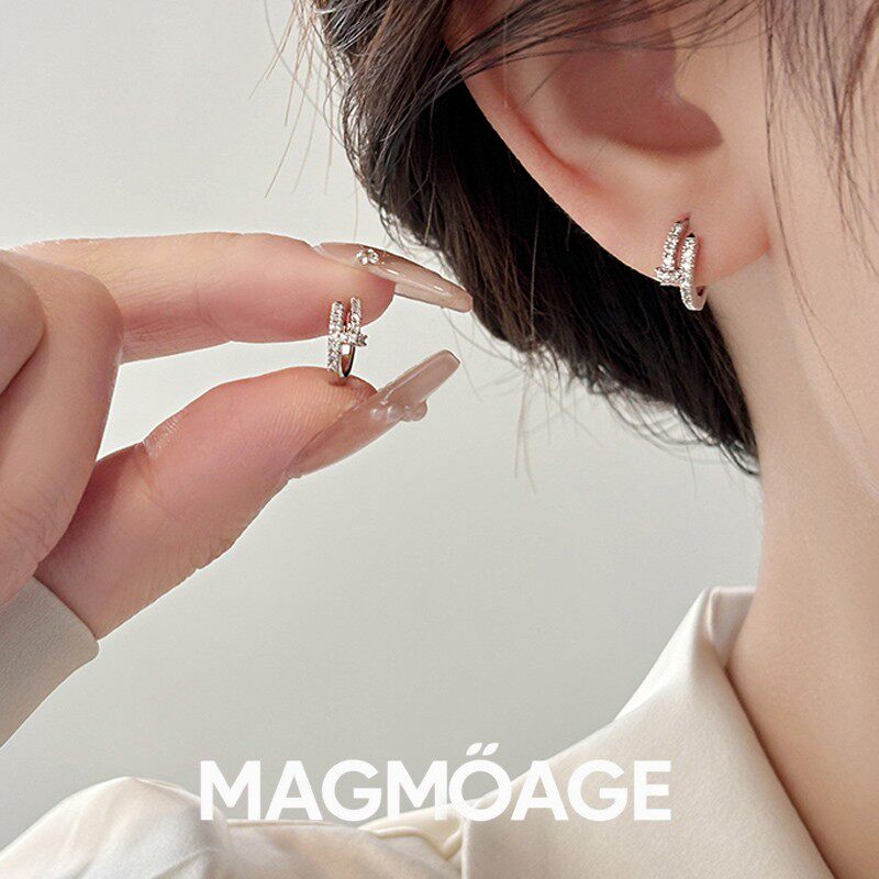 法国设计师MAGMOAGE银针耳环