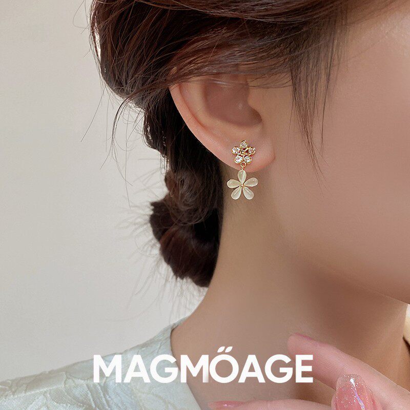 法国设计师MAGMOAGE金色耳环
