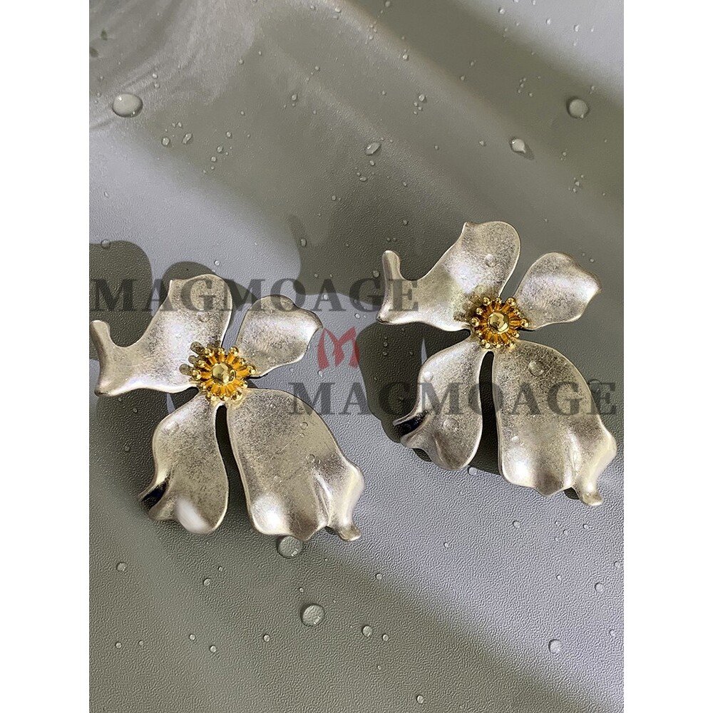 MAGMOAGE「欧美小香风」花朵耳环