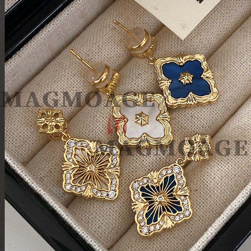 MAGMOAGE「四叶草」宫廷复古耳饰
