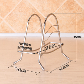 砧板架 菜板架子座304不锈钢加粗厨房家用品置物架刀架落地锅盖架