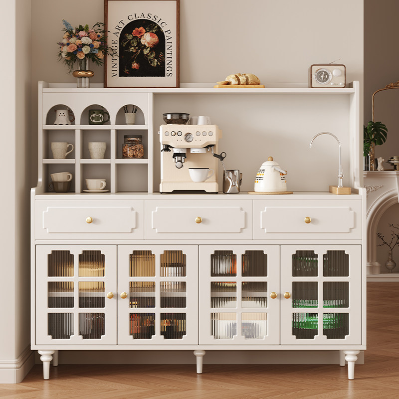 实木餐边柜家用高级轻奢感厨房橱柜客厅置物柜边柜靠墙一体茶水柜,住宅家具,餐边柜,淘宝优惠券,粉丝福利购,淘宝优惠卷