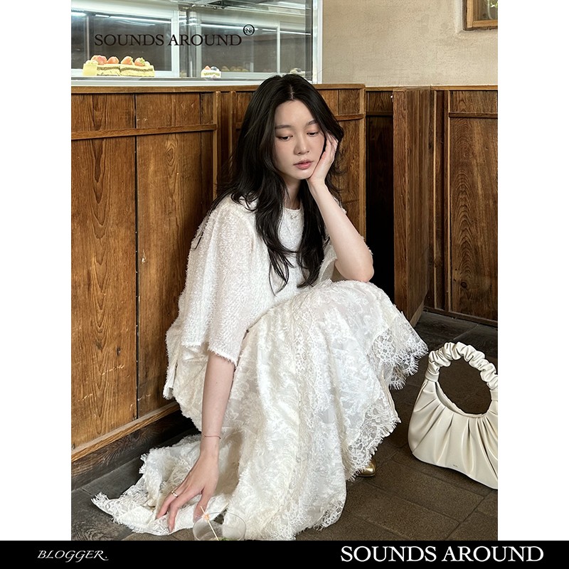 流浪诗人系列不规则蕾丝半裙