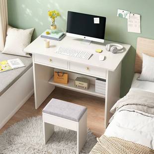 小户型带抽屉书桌40cm宽小型省空间单人办公电脑台式 桌小尺寸卧室