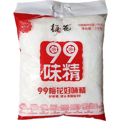 梅花99味精大包装无盐纯味精