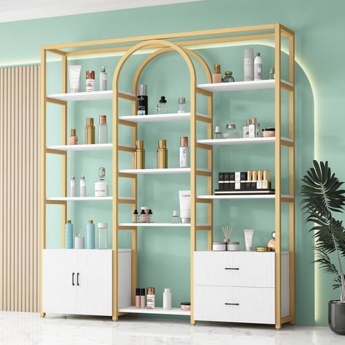 展示架加厚加高多层美容院展柜