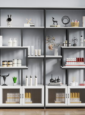 商用展示架美甲化妆品展柜多层置物架落地产品陈列架样品摆件货柜