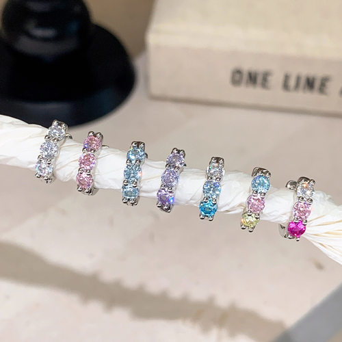 横瞳piercing316L钛钢彩色爆闪