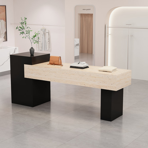 服装店高级感中岛台展示桌流水台