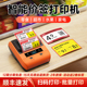 打码 德佟DP30S商品标签纸打印机超市价签价格手持小型便携式 蓝牙热敏不干胶条码 机卷烟水果食品打价格标签机