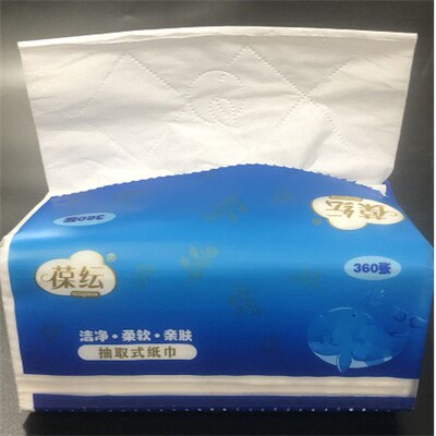 抽纸大包大量超韧纸巾四层360张6包一提纸餐巾纸整箱商用家用