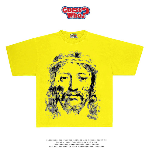 人像系列 oversize创意人像短袖T恤Short Sleeve Tee真实270克！