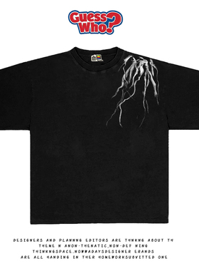 萬物All Nature 高级感americanism美式简约艺术百搭宽松短袖T恤