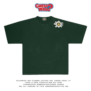 萬物All Nature 罕见小雏菊领Gal Gyaru口不规则印花女高百搭短袖