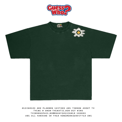 萬物All Nature 罕见小雏菊领Gal Gyaru口不规则印花女高百搭短袖